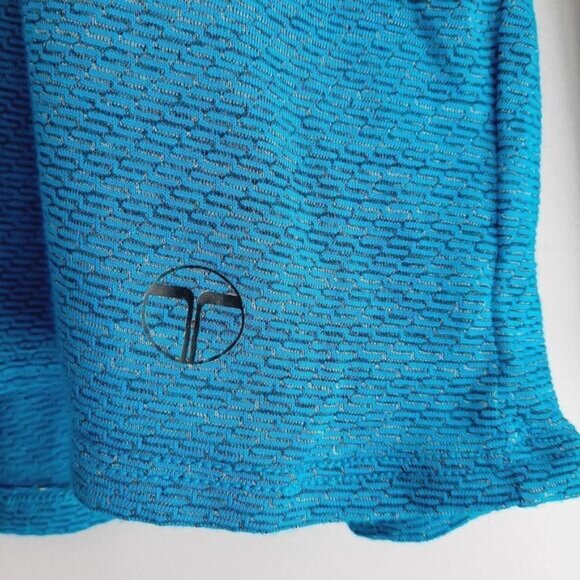 TRINA TURK | Recreation Athletic Back Cut-Out & Dolman Sleeve Top Blue Sz S - Picture 8 of 13